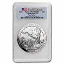 2010 5 oz Silver ATB Yellowstone MS-69 DMPL PCGS (FirstStrike®)