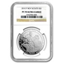 2010-P Boy Scouts Centennial $1 Silver Commem PF-70 NGC