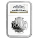 2010-W Disabled American Veterans $1 Silver Commem PF-70 NGC