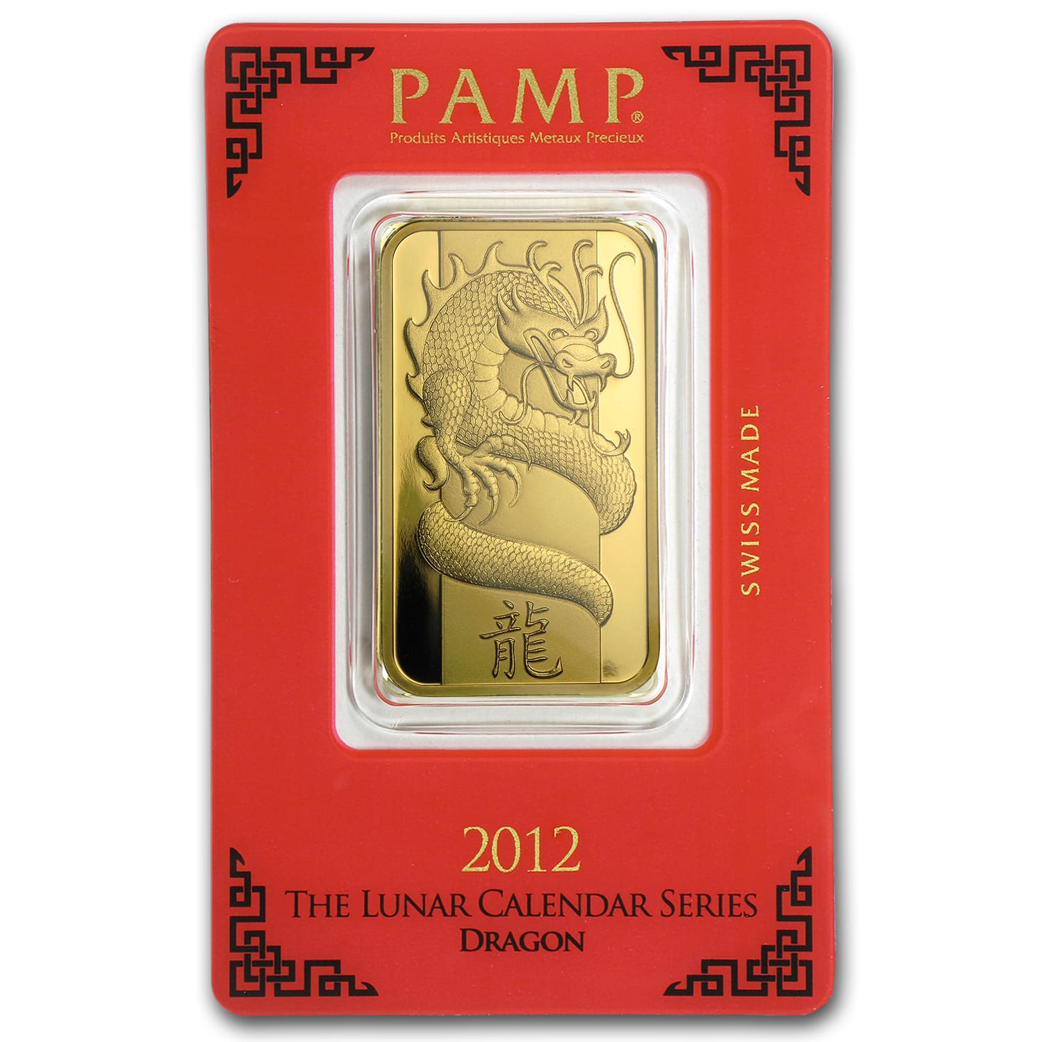 2012 1 oz Gold Bar - PAMP Suisse Year of the Dragon (In Assay) | eBay