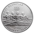 1996-D Olympic Rowing $1 Silver Commem BU (w/Box & COA)