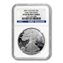2007-W Proof American Silver Eagle PF-69 NGC (ER)