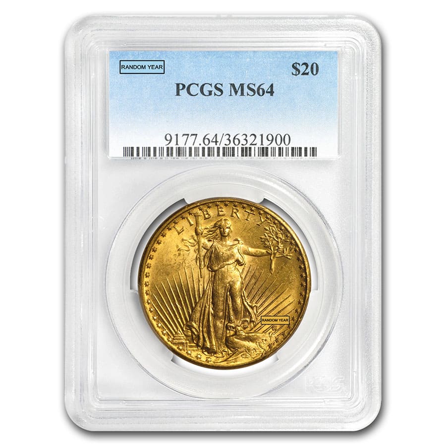 US Gold $5 Liberty Head Eagle PCGS MS64 Random Date