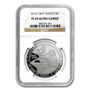 2010-P Boy Scouts Centennial $1 Silver Commem PF-69 NGC