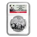 2013 China 1 oz Silver Panda MS-69 NGC (Early Releases)