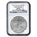 2013 (S) American Silver Eagle MS-70 NGC (Early Releases)