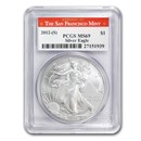 2012 (S) Silver Eagle MS-69 PCGS (San Francisco Label)