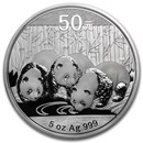 2013 China 5 oz Silver Panda Proof (w/Box & COA)