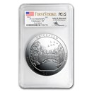 2011 5 oz Silver ATB Chickasaw MS-69 DMPL PCGS (FS, Mercanti)