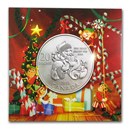 2013 Canada 1/4 oz Silver $20 Santa Claus (w/COA)
