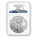 2013-W Burnished American Silver Eagle MS-70 NGC (ER)
