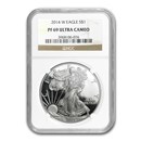 2014-W Proof American Silver Eagle PF-69 NGC