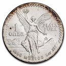 1985 Mexico 1 oz Silver Libertad BU (Toned)