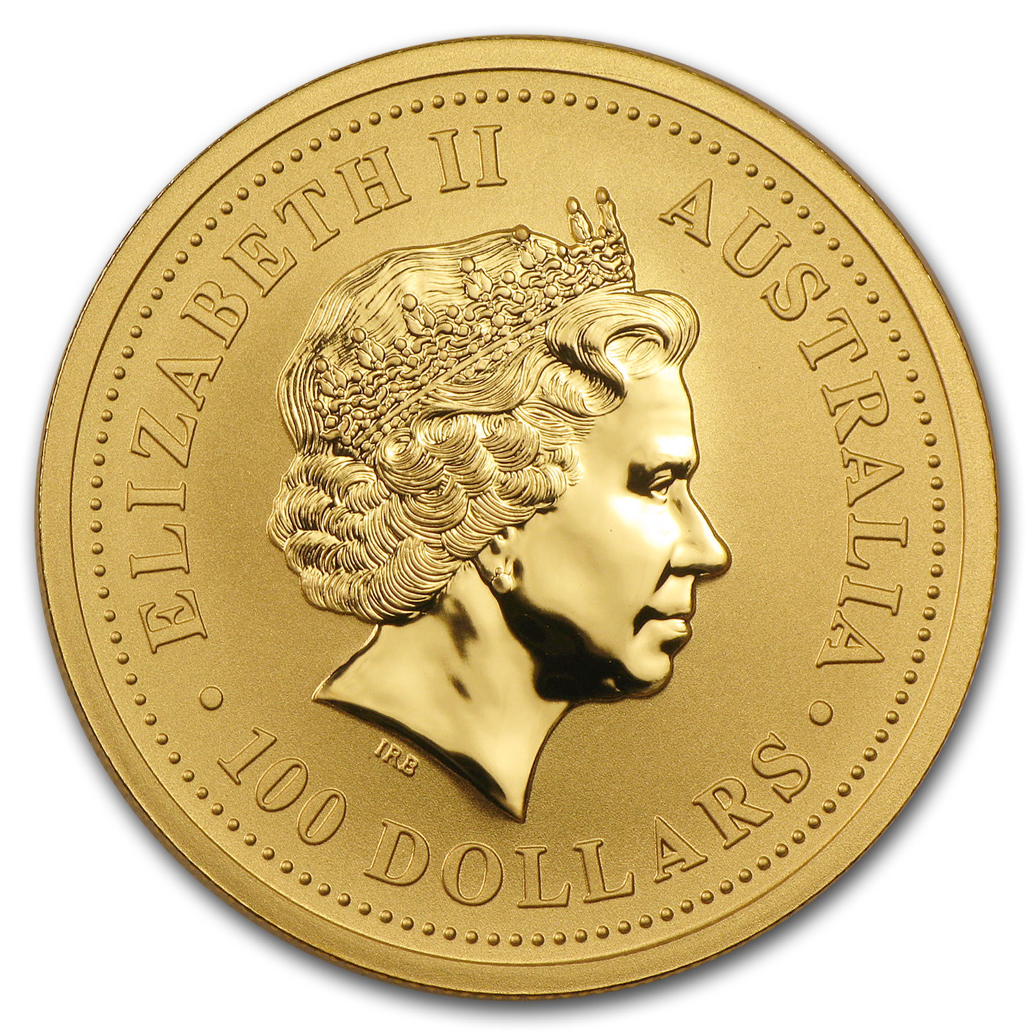 Australien 2003 1 oz Gold Lunar Goat BU (Serie I) - Bild 2 von 2