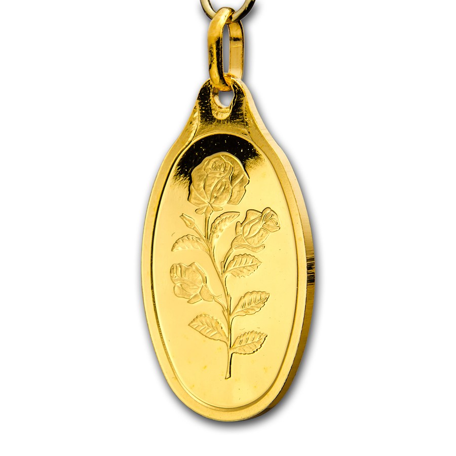 Gold pamp pendant Clearance