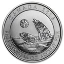 2016 Canada 3/4 oz Silver Howling Wolves BU