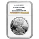 2015-W Proof American Silver Eagle PF-69 NGC