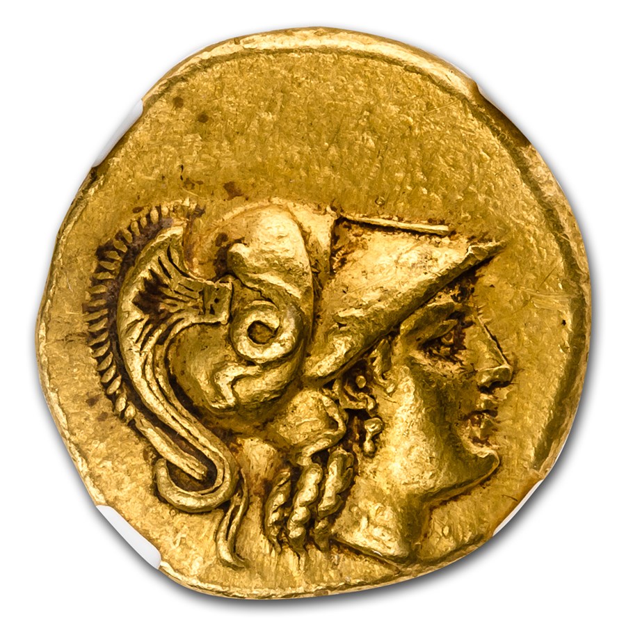 Macedonia Gold Stater of Alexander III (336-323 BC) CH XF ...