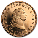 Guns and Gold Design Lot of 100-1 oz Copper Rounds