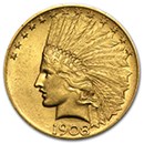 10-indian-head-eagle-coins-1907-1933