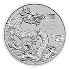 2024 Colored Lunar Year Of The Dragon 2oz Silver $2 Coin – Perth Mint Capsule – Low Mintage 40,000