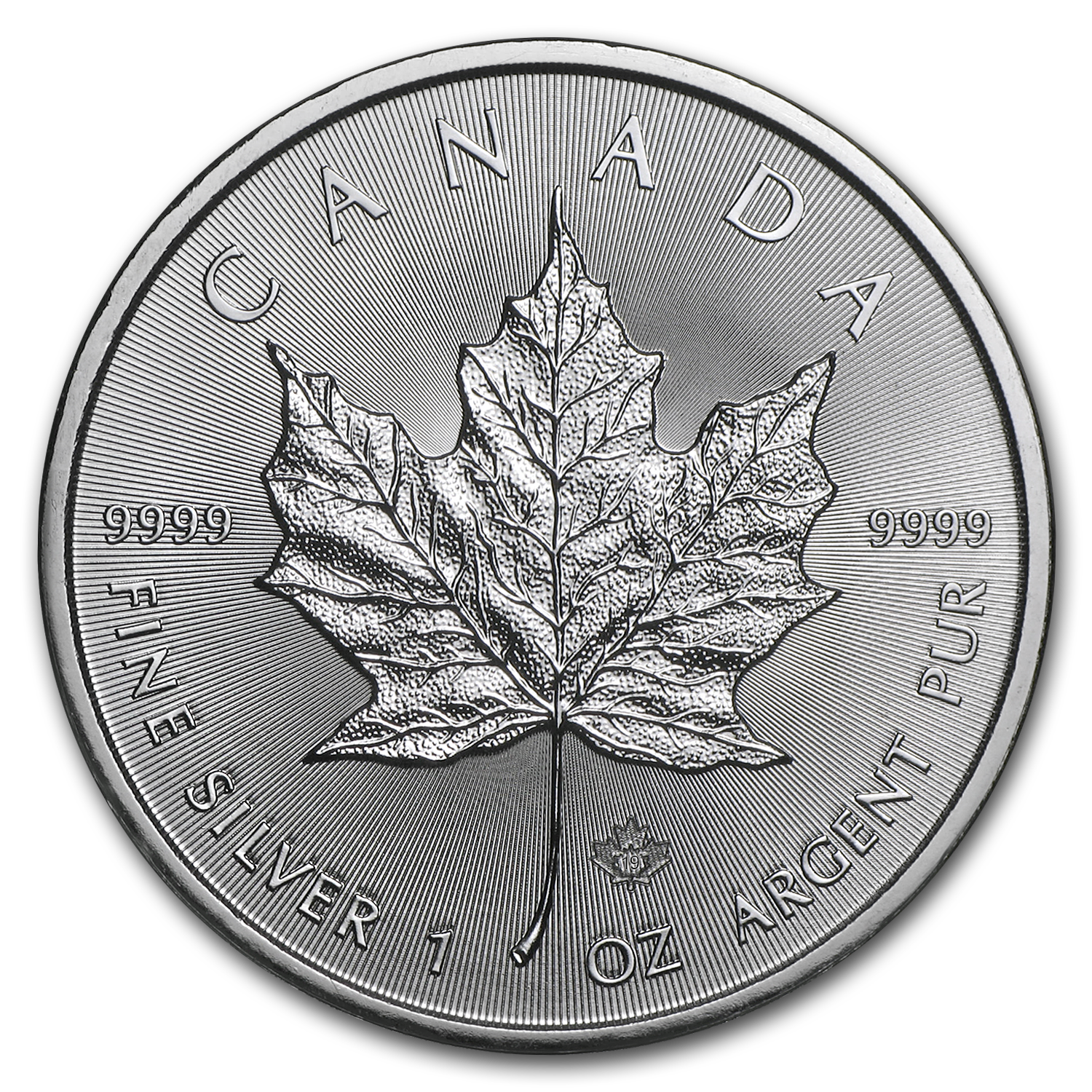 2019 Canada Fine Silver Maple Leaf Medallion Graded as Proof From Original Set 