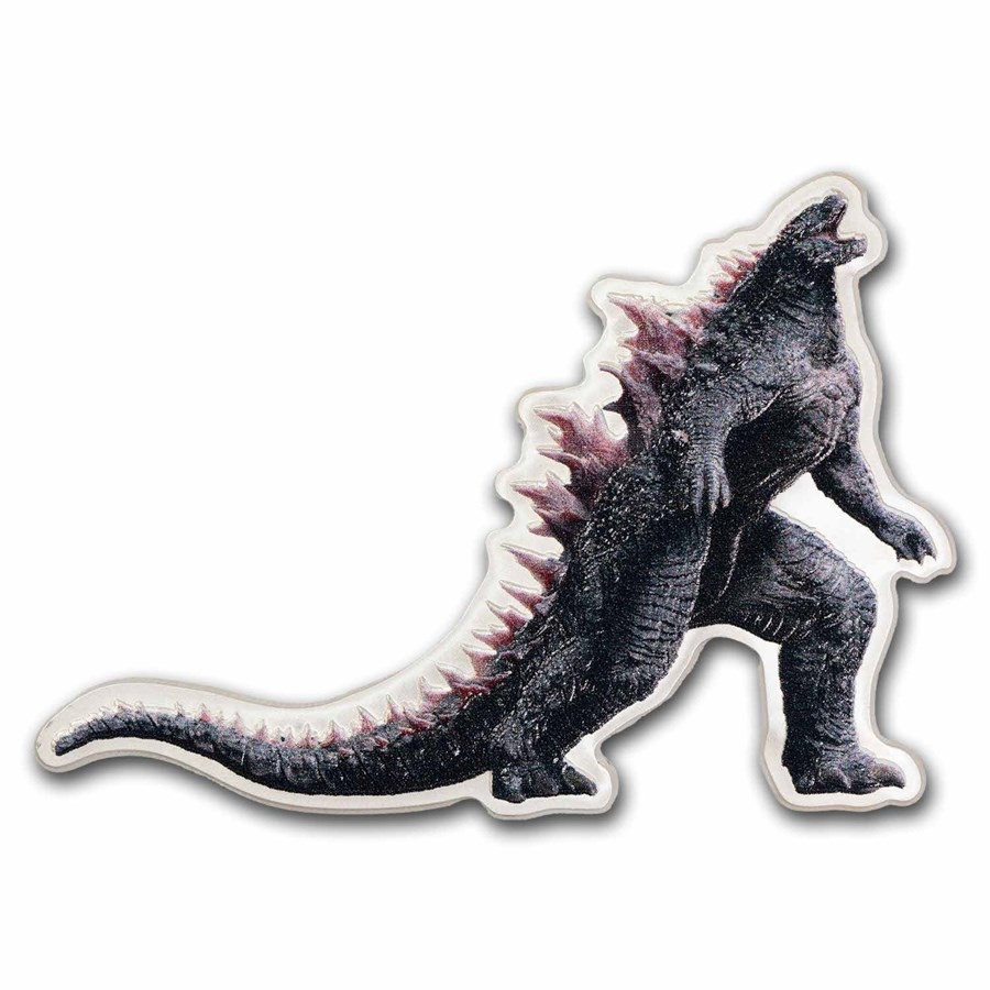 1 oz Silver Round - Godzilla x Kong - Godzilla BU