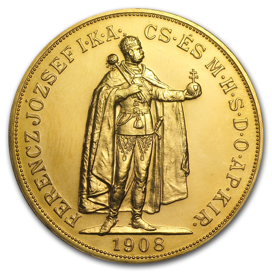 Buy 1892-1915 Hungary Gold 20 Korona XF-AU | APMEX