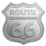 Buy 1 oz Silver - Icons of Route 66 Shield (Illinois Gemini Giant