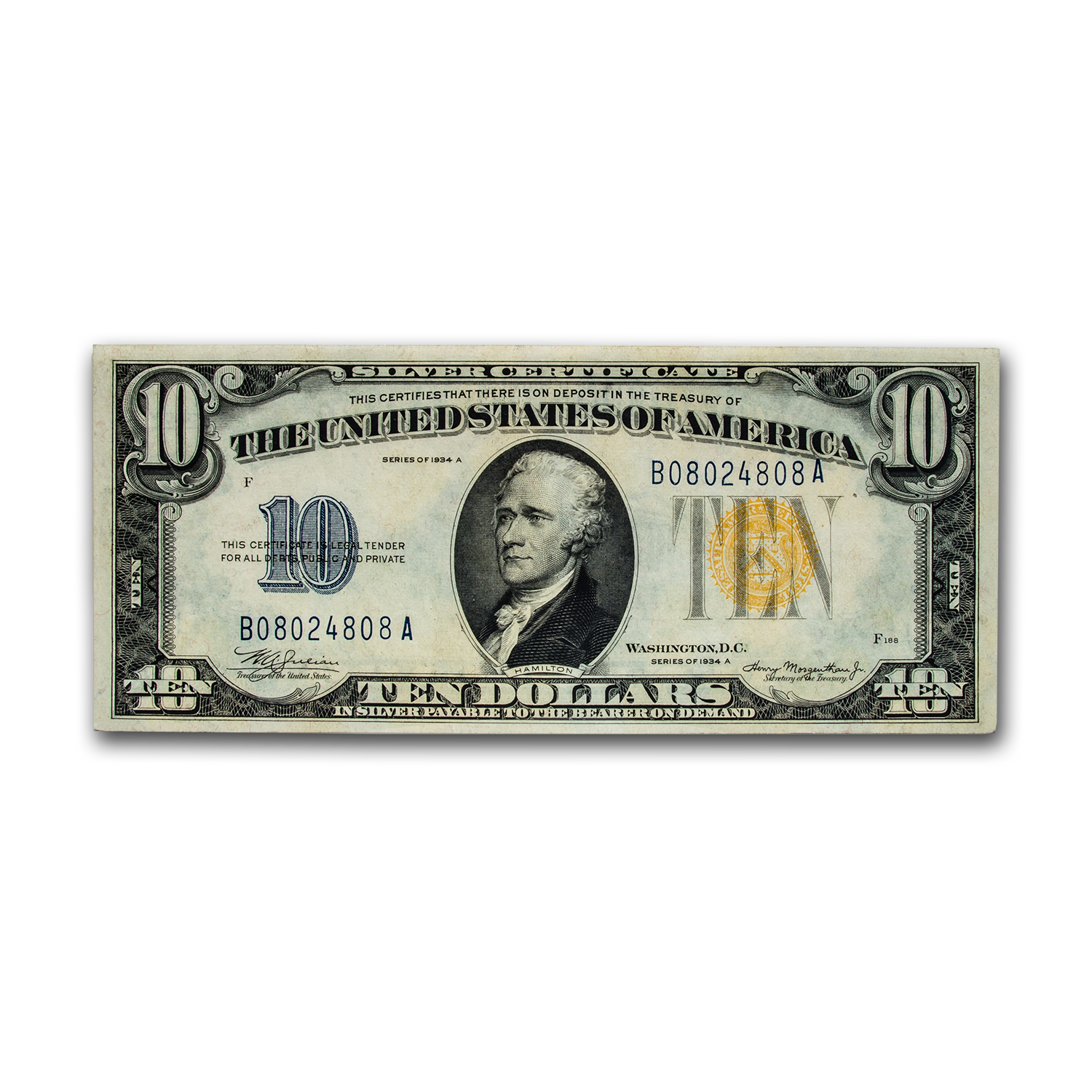 $5 おもちゃ・趣味 DBR 1934-A 10ドル 北アフリカ銀貨 Fr. 2309 PMG 55 EPQ