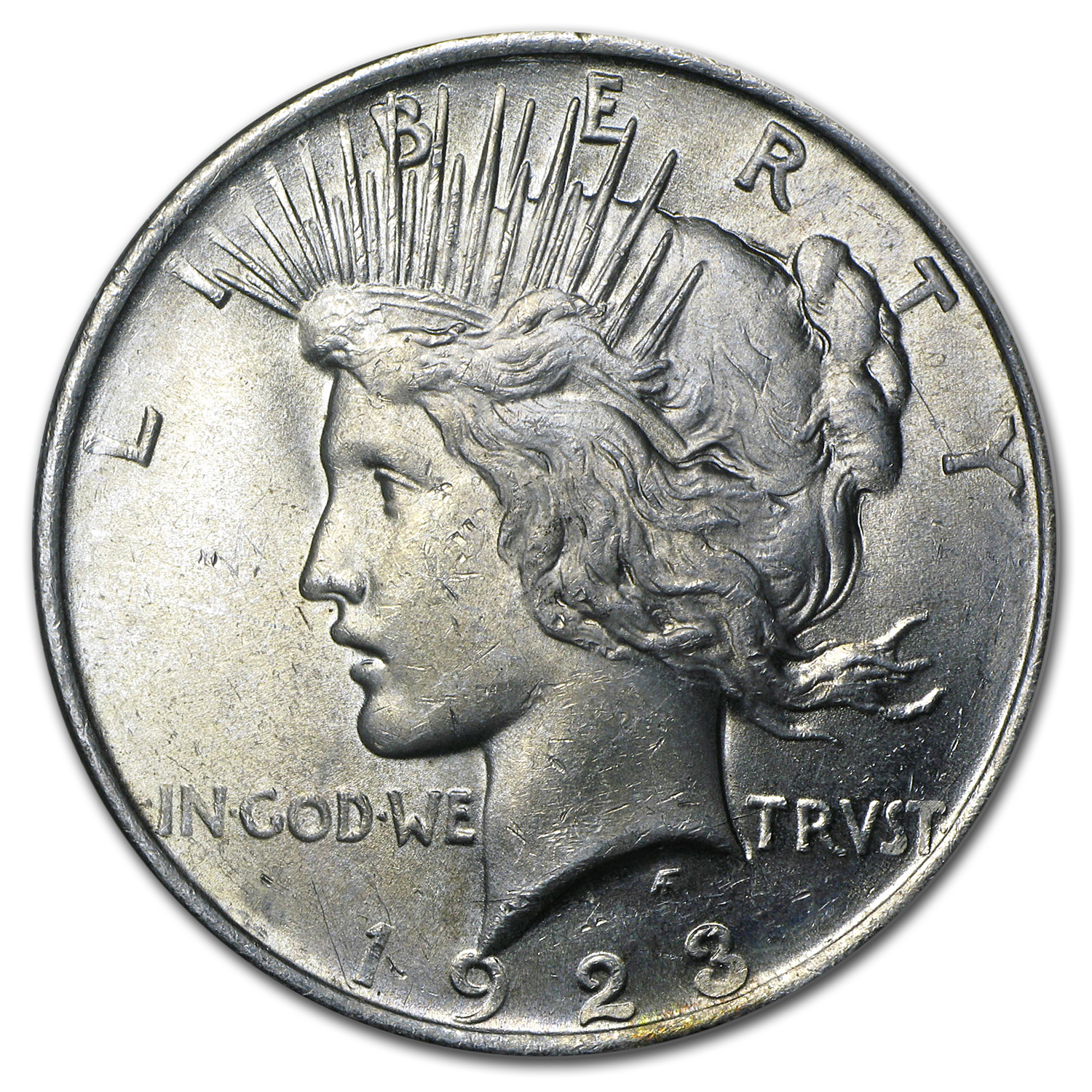 1922 Year Grade MS 62 Peace US Dollars (1921-1935) for sale