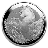 SKU#238910 2021 BVI 2 oz Silver Piedfort UHR Morgan-Peace Dollar