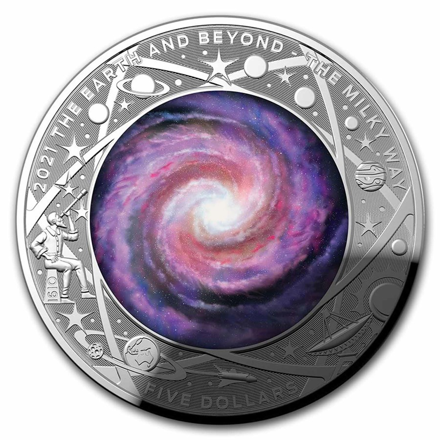 Buy 2013 Australia Proof Silver $5 Color Domed Southern Sky Pavo