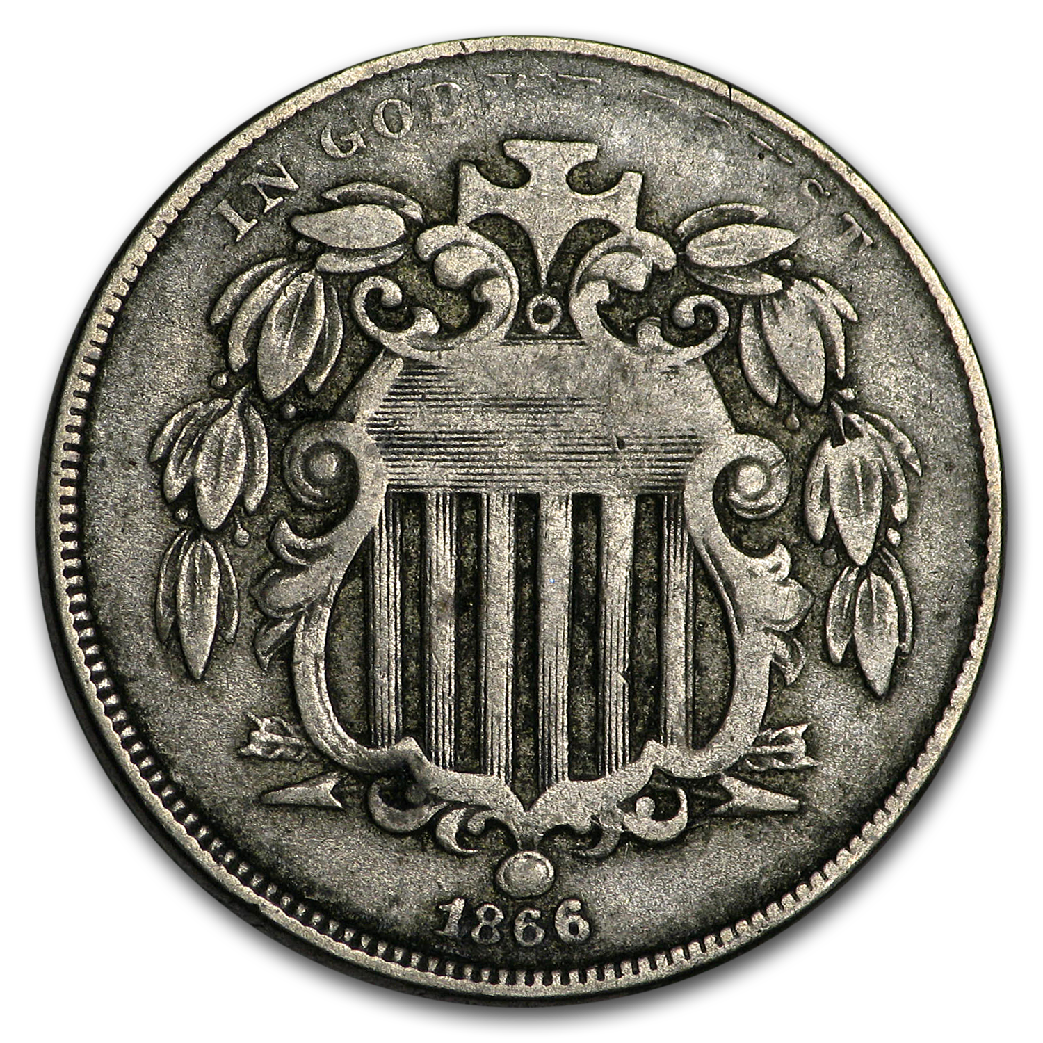 Buy 1866-1867 Shield Nickel w/Rays Cull-Dateless | APMEX