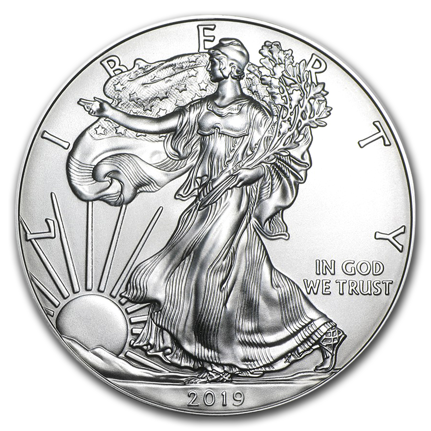 2015 American Silver Eagle ASE  BU in Deluxe Case 