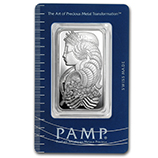 Buy 1 oz Silver Bar - PAMP Suisse (Rosa, In Assay) | APMEX