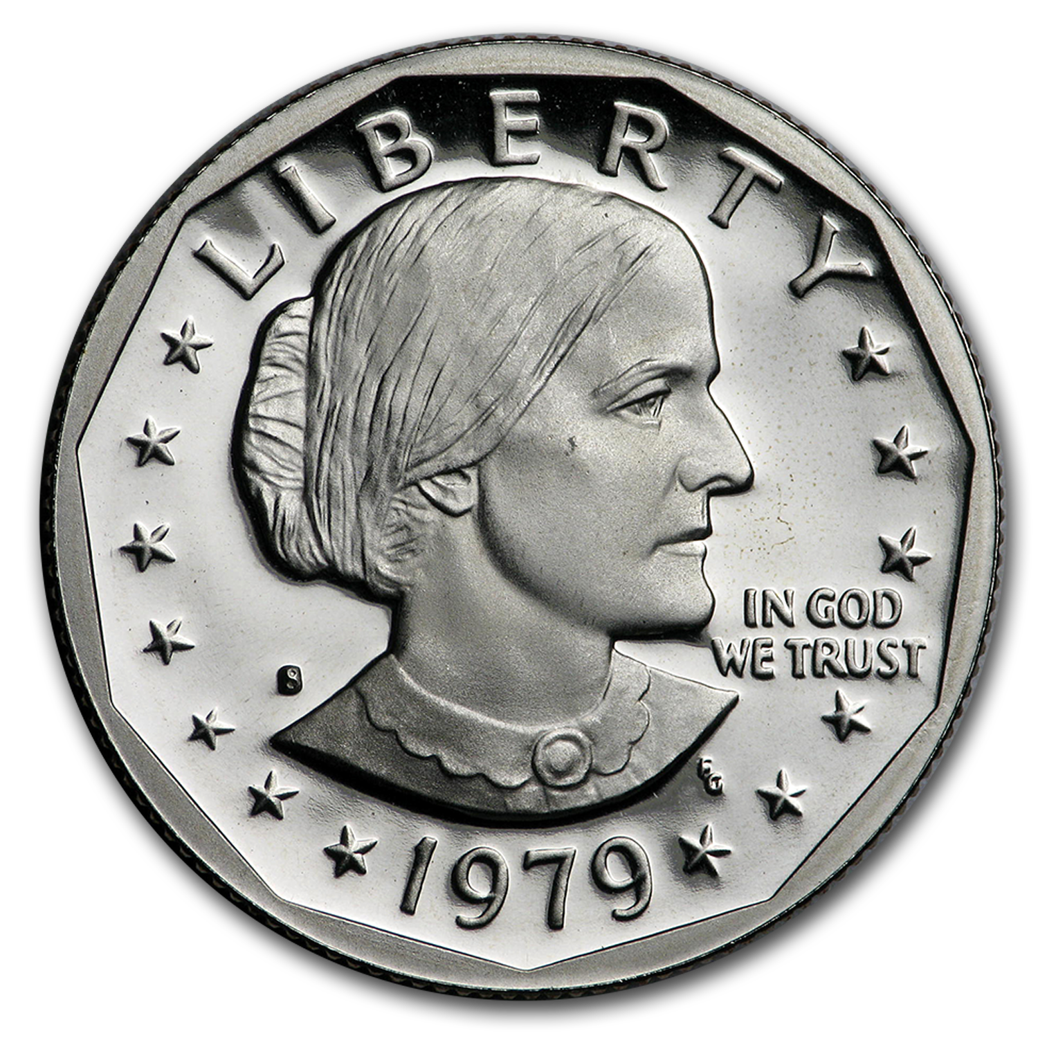 Gem Proof 1980 S Proof SBA Susan B Anthony Dollar 