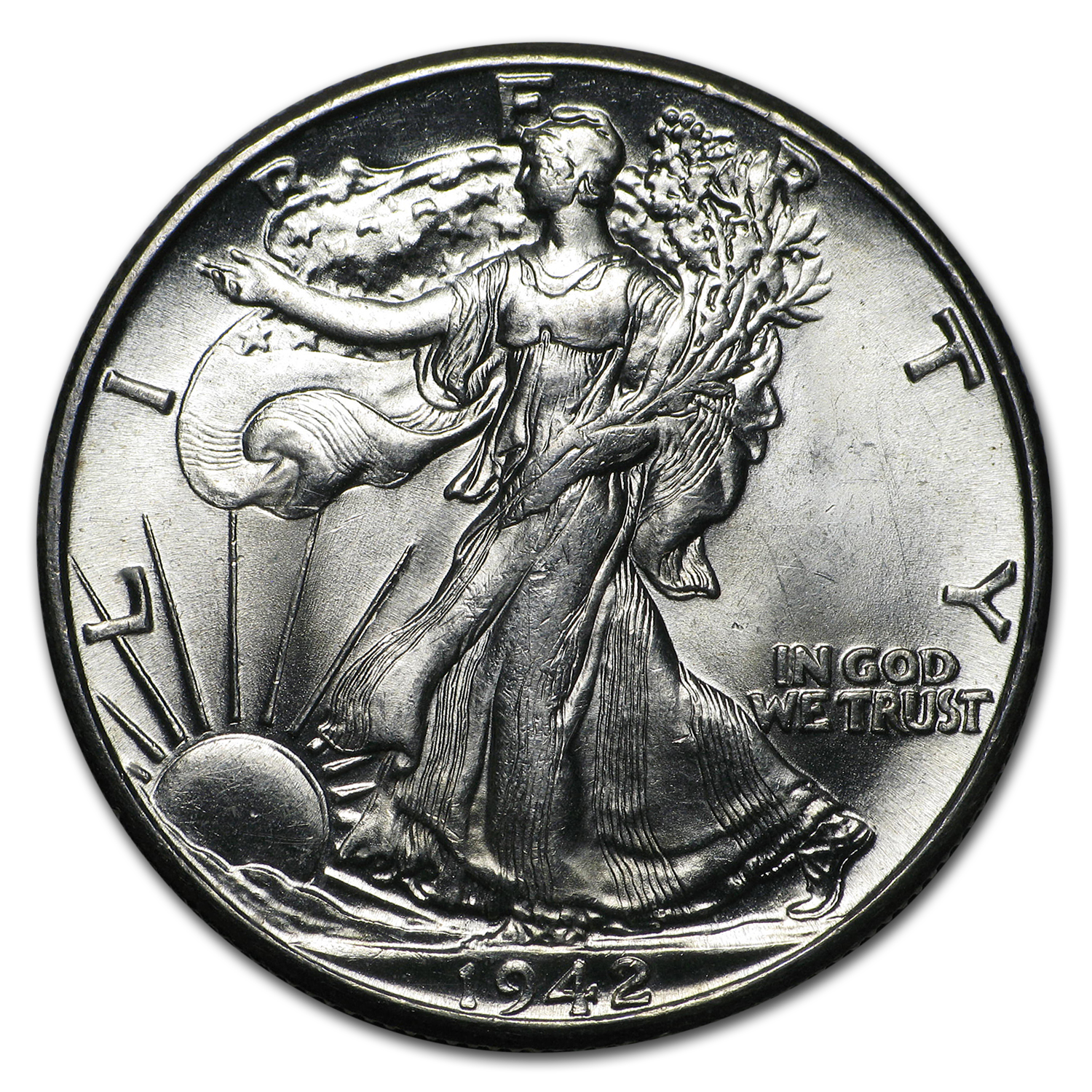 Buy 90% Silver Walking Liberty Halves $10 20-Coin Roll XF | APMEX Buy 90% Silver Walking Liberty Halves $10 20-Coin Roll XF | APMEX