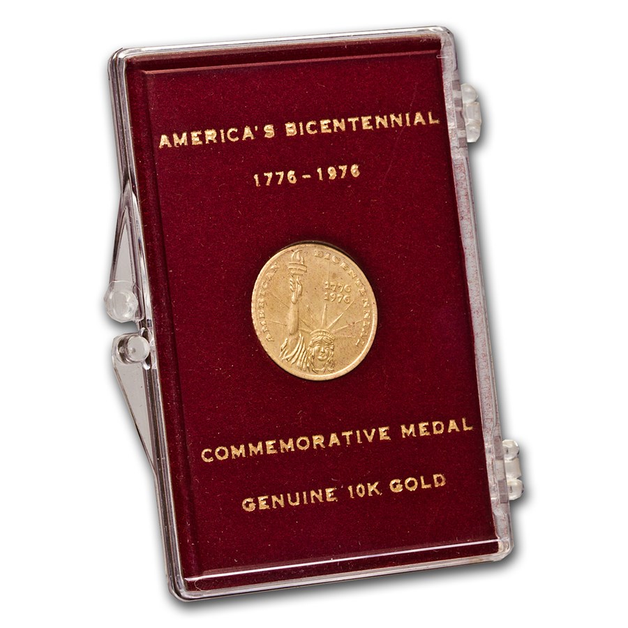 .05 oz Gold Round - America's Bicentennial Medal (.4167 Fine)