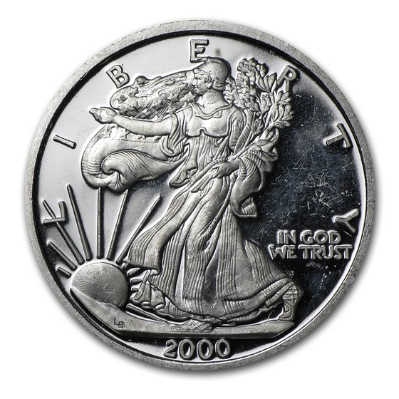 .40 oz Silver Round - Millennium Eagle