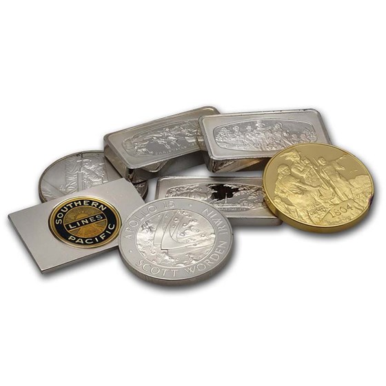 .925 Sterling Silver - Private Mints (Bars and/or Rounds per Oz)