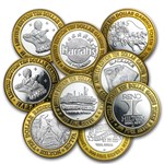 .999 Fine Silver $10/$20 Gaming Token (Random Motif)