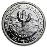 .999 Fine Silver $7 Gaming Token