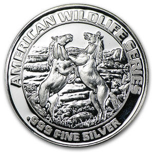 Buy .999 Fine Silver Colorado Mining Gaming Token (Animals) | APMEX
