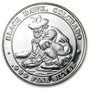 Buy .999 Fine Silver Historic Colorado Mining Gaming Token (Miner