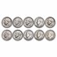 $1.00 Face Value 90% Silver Roosevelt Dimes BU