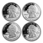 $1.00 Face Value 90% Silver Statehood/ATB Quarters Proof
