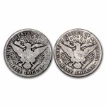 $1.00 Face Value Barber Halves Avg Circ