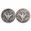 $1.00 Face Value Barber Halves Avg Circ