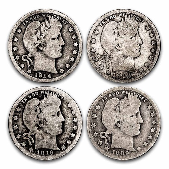 $1.00 Face Value Barber Quarters Avg Circ $1.00 Face Value Barber Quarters Avg Circ